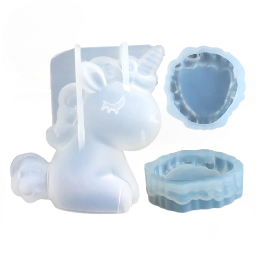 Molde de Silicona 3D Unicornio