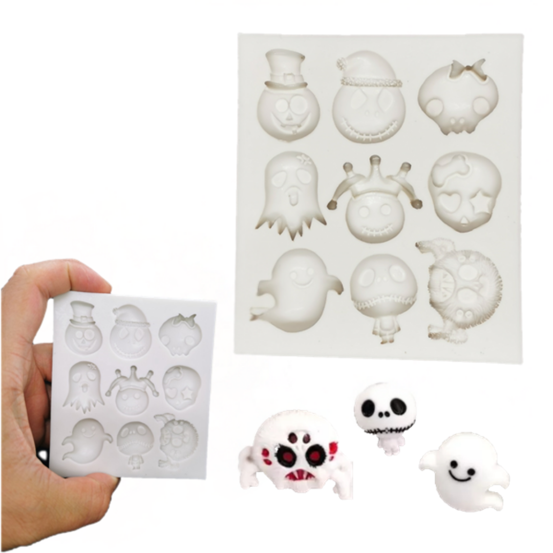 Molde de Silicona Figuras Halloween