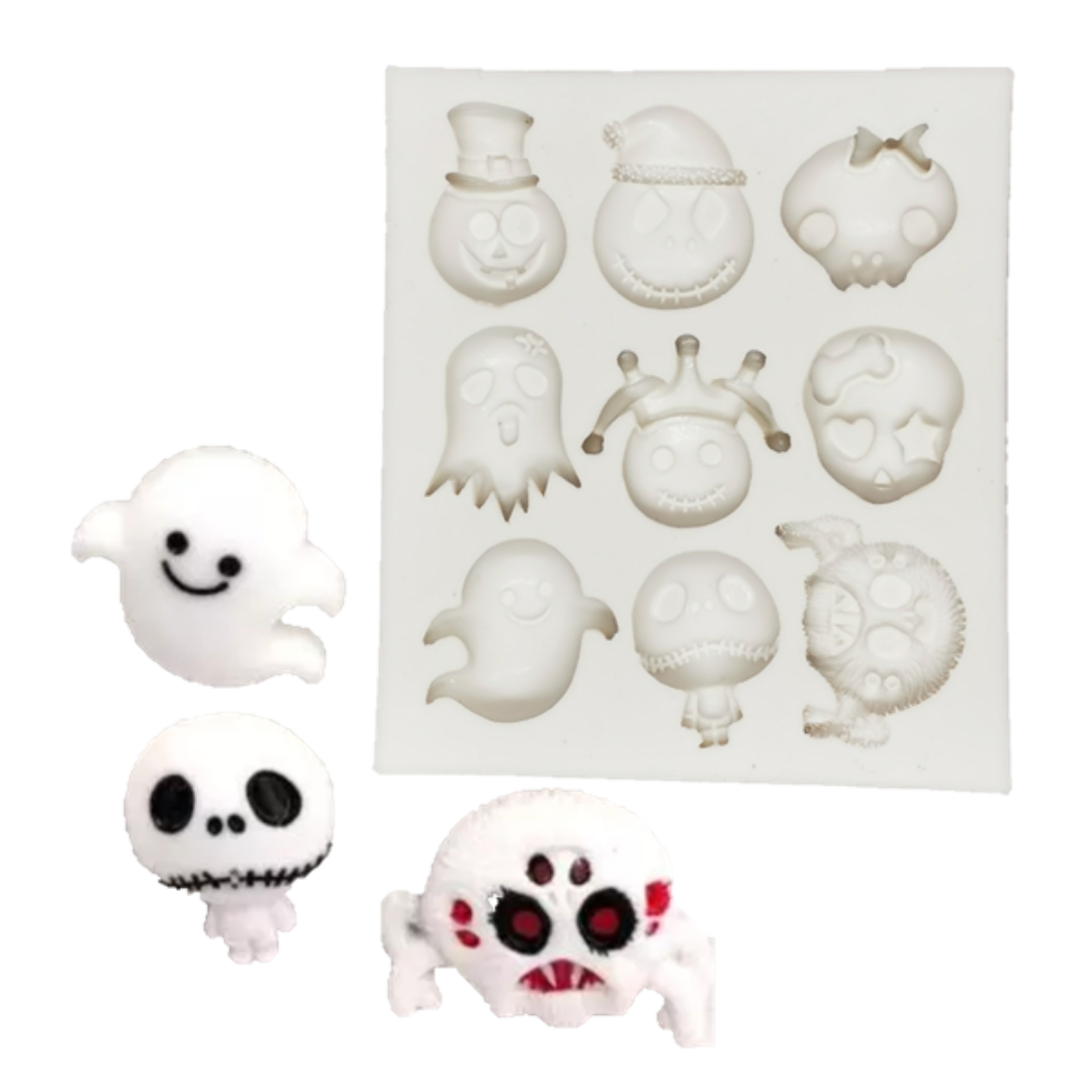 Molde de Silicona Figuras Halloween