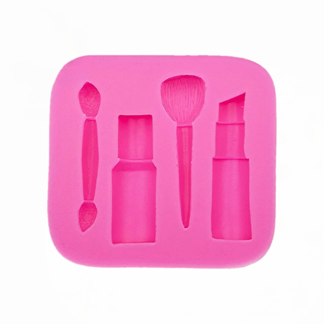 Molde de Silicona Kit de Maquillaje