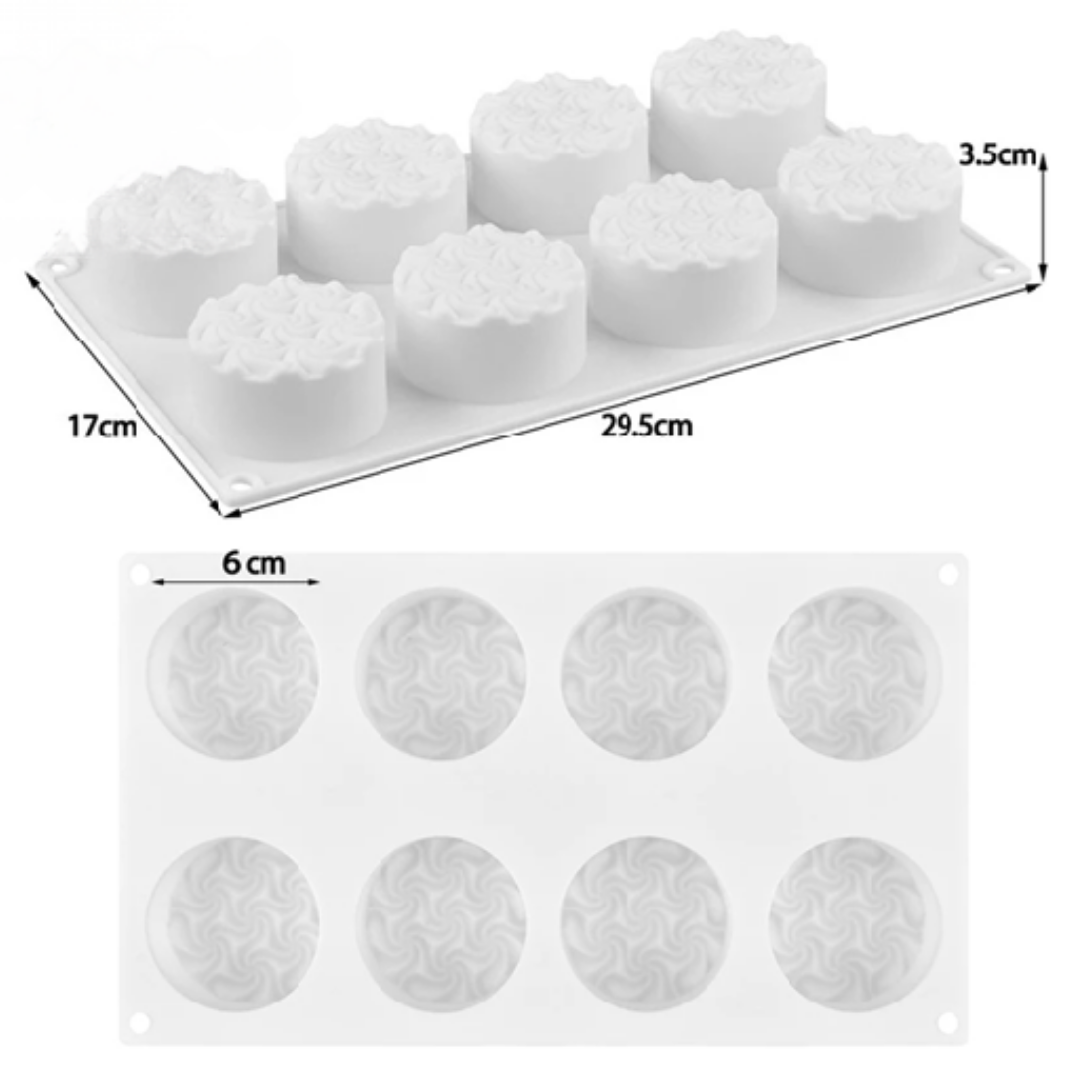 Molde de Silicona Mousse Veteado Pequeño