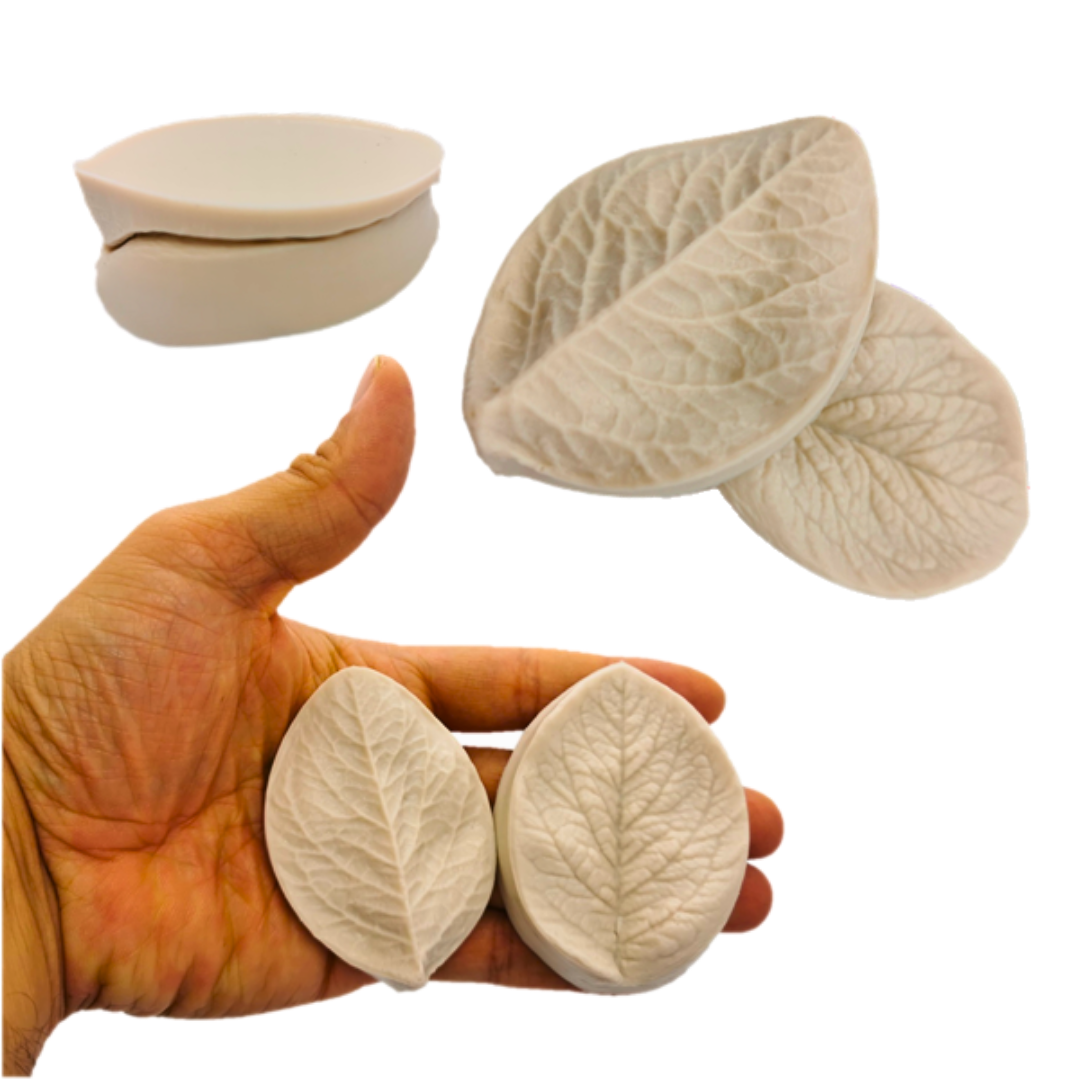 Molde de Silicona Texturizador de Hoja