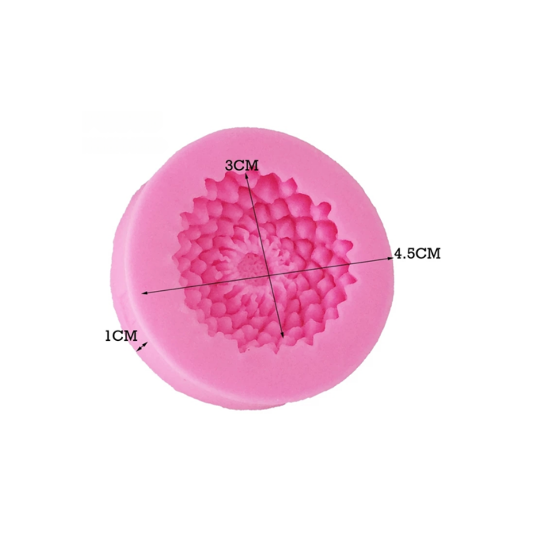 Molde de Silicona Flor Crisantemo Mediana