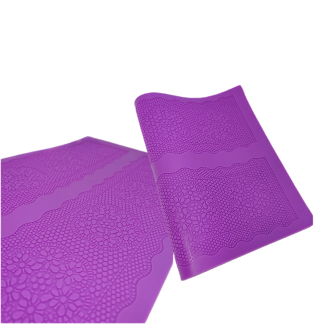 Molde de Silicona para Encaje Comestible