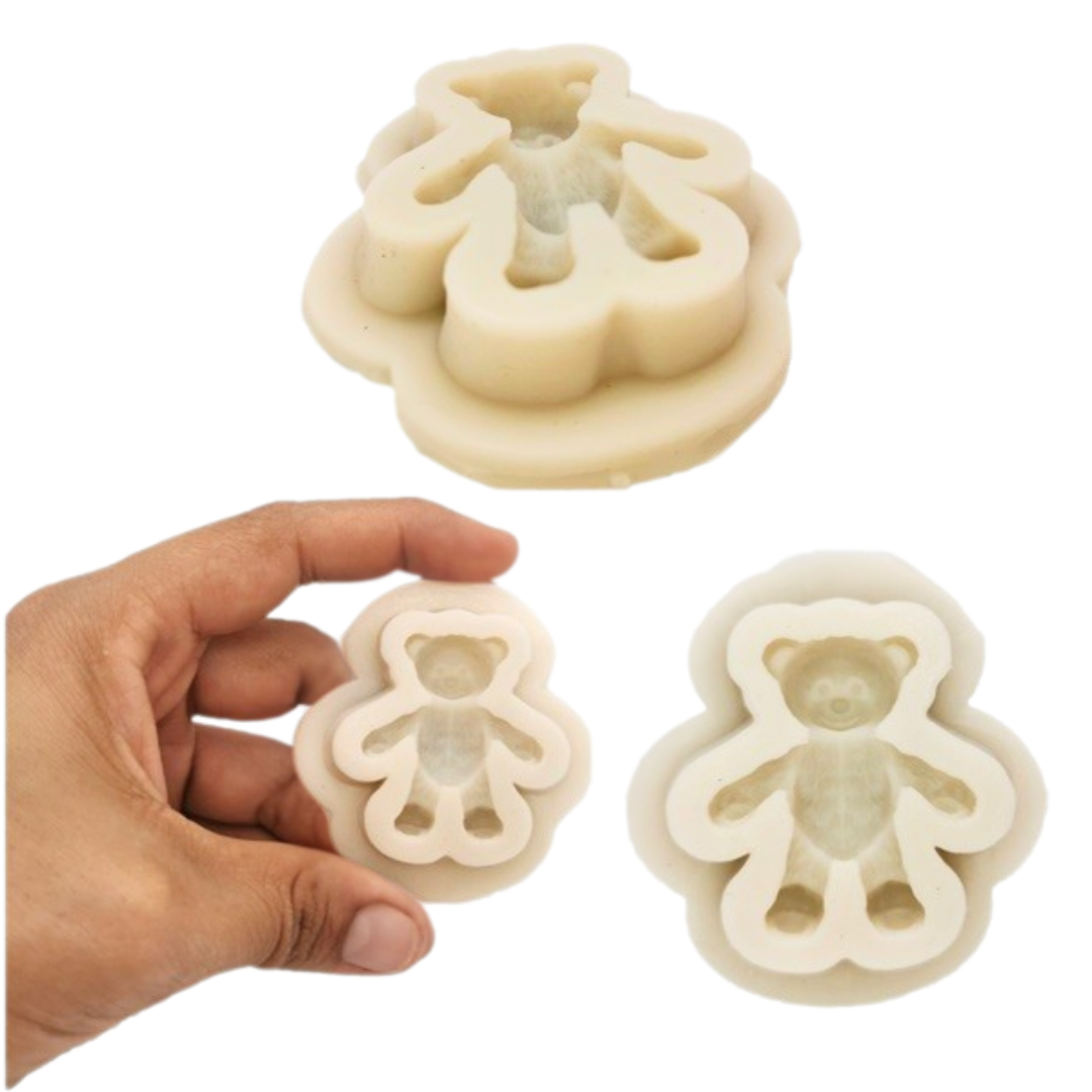 Molde de Silicona Osito Teddy