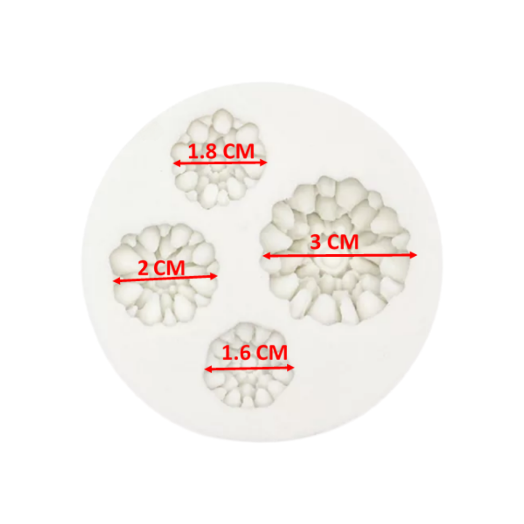 Molde de Silicona Flor Crisantemo