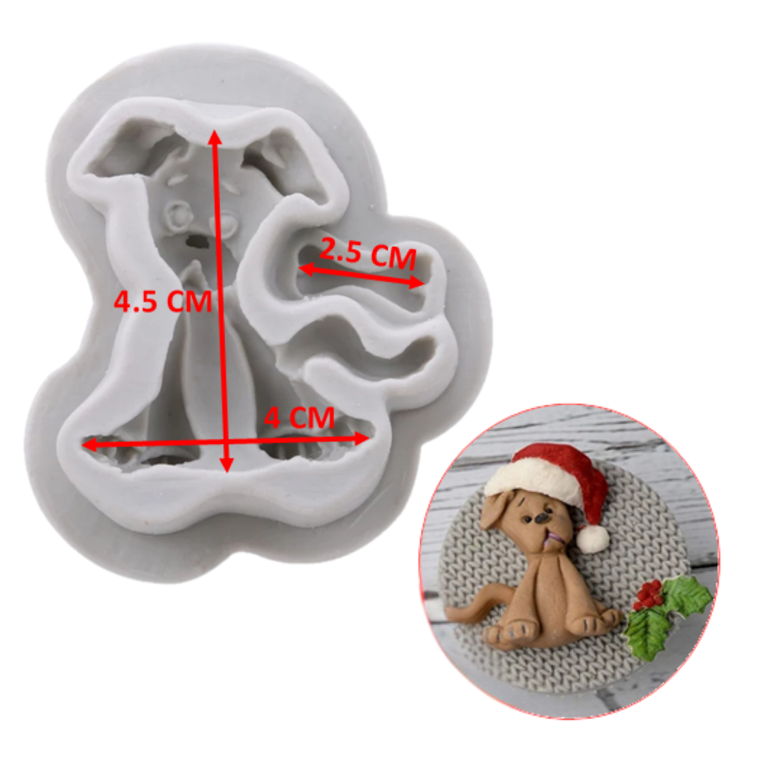Molde de Silicona Perrito