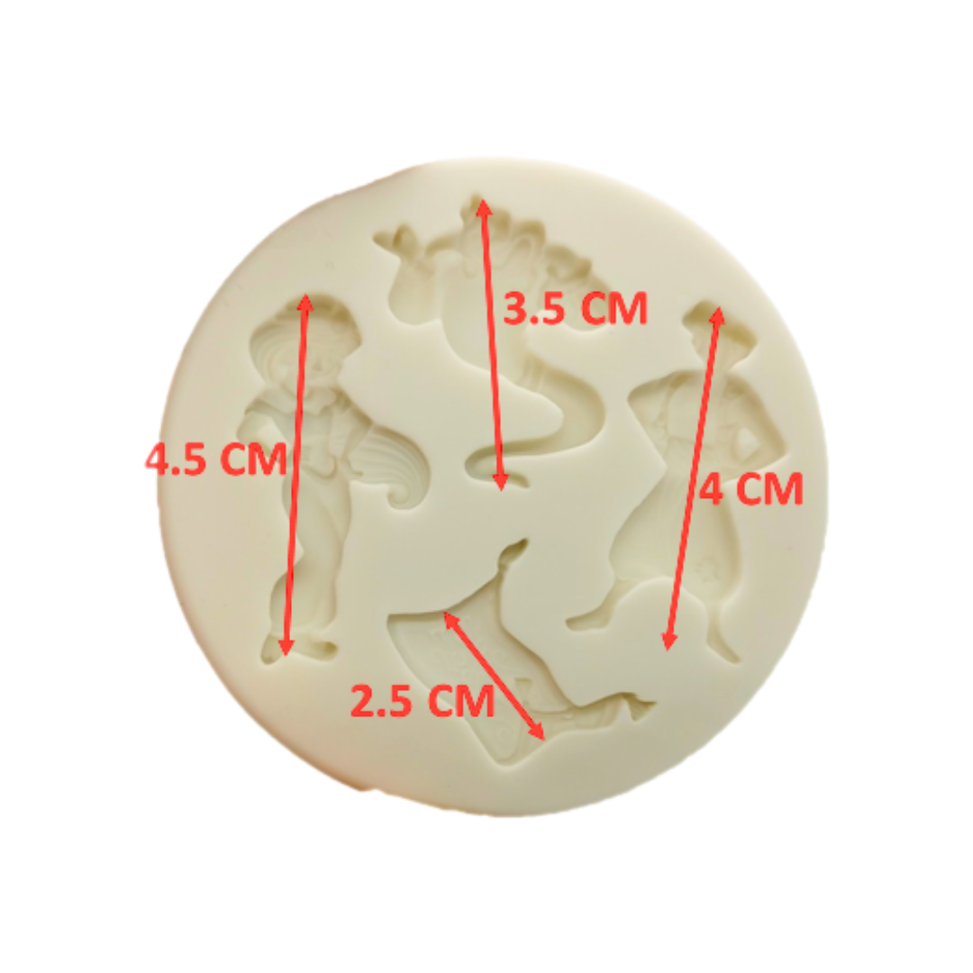Molde de Silicona Aladdin