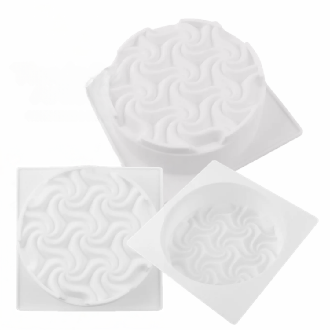 Molde de Silicona Mousse Veteado Grande
