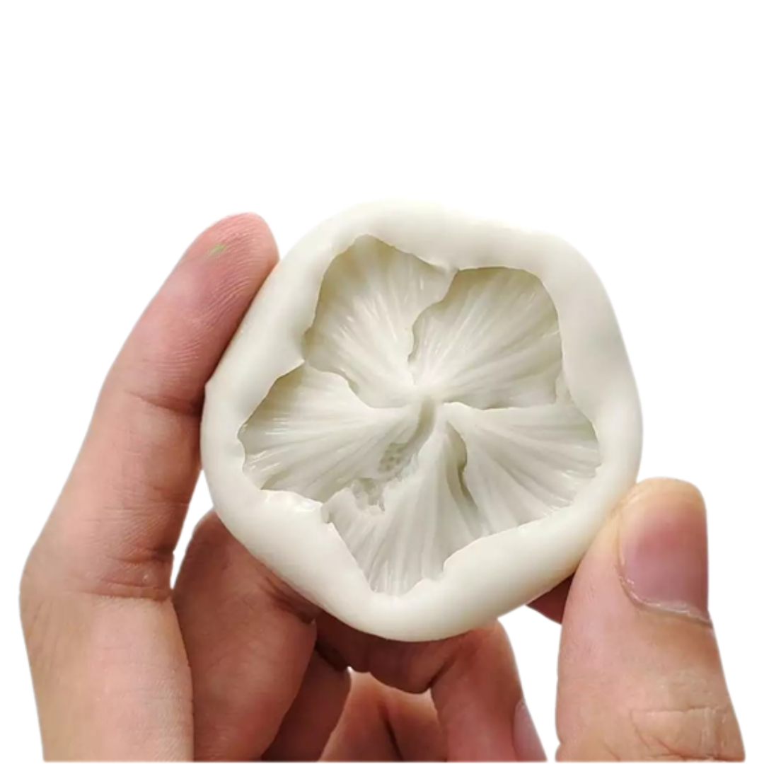 Molde de Silicona Flor de Hibisco