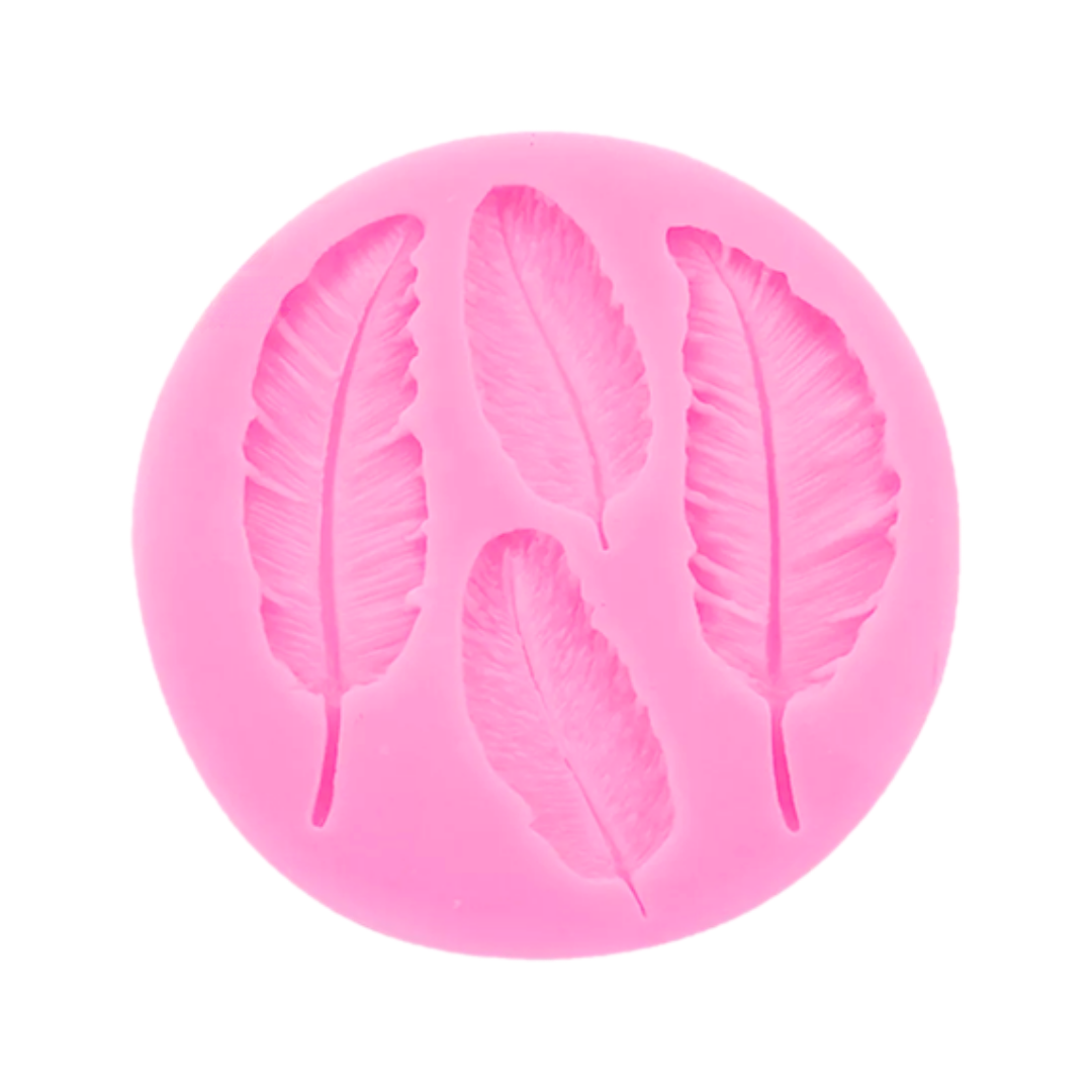 Molde de Silicona Plumas