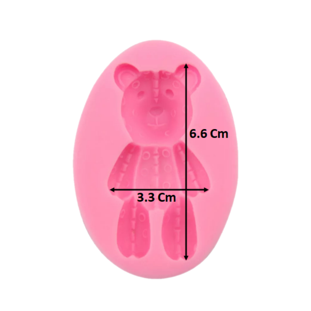 Molde de Silicona para Osito 3D