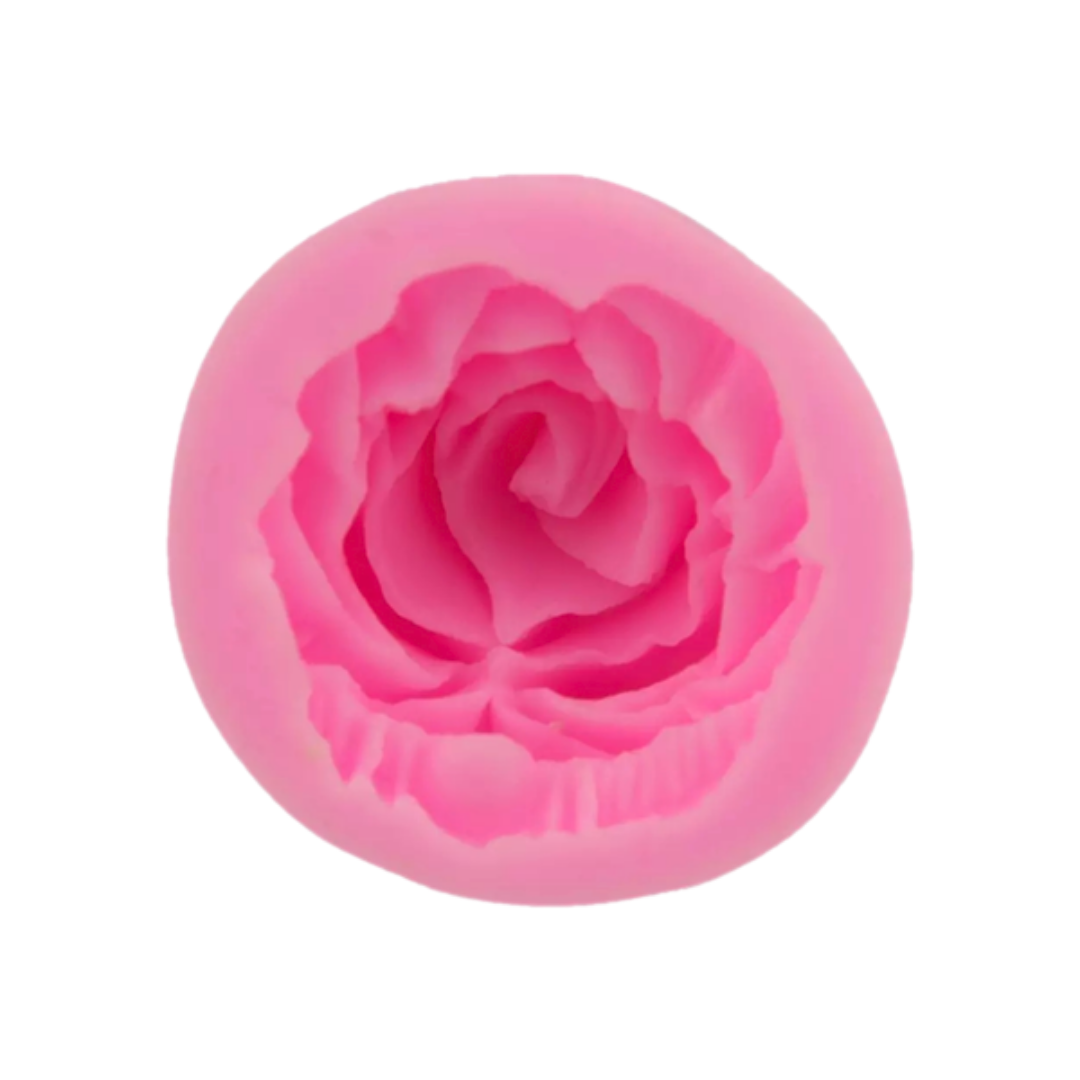 Molde de Silicona en Forma de Rosa Mediana