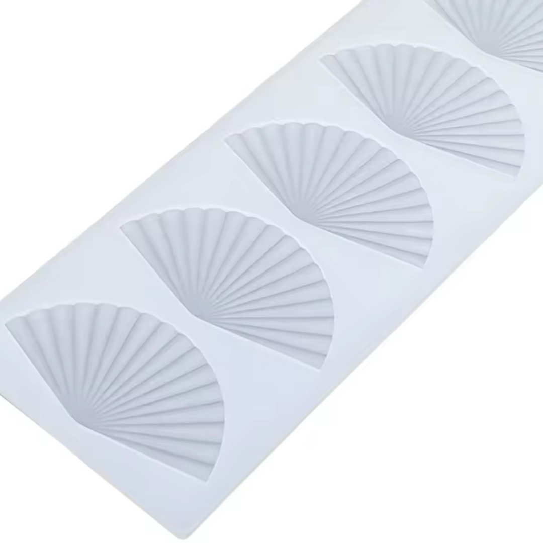 Molde de Silicona Abanicos Texturizados