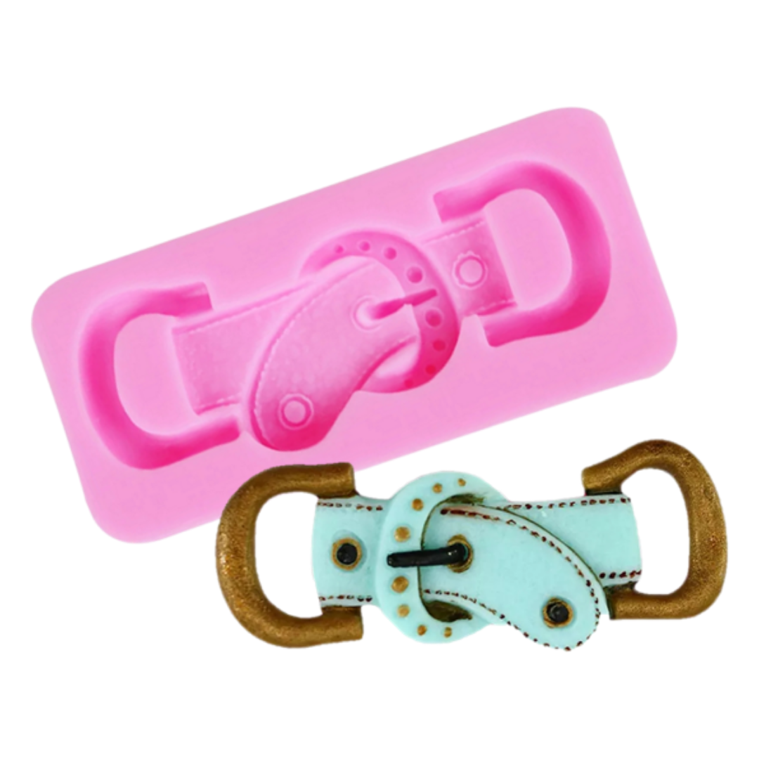 Molde de Silicona Hebilla Decorativa 3D