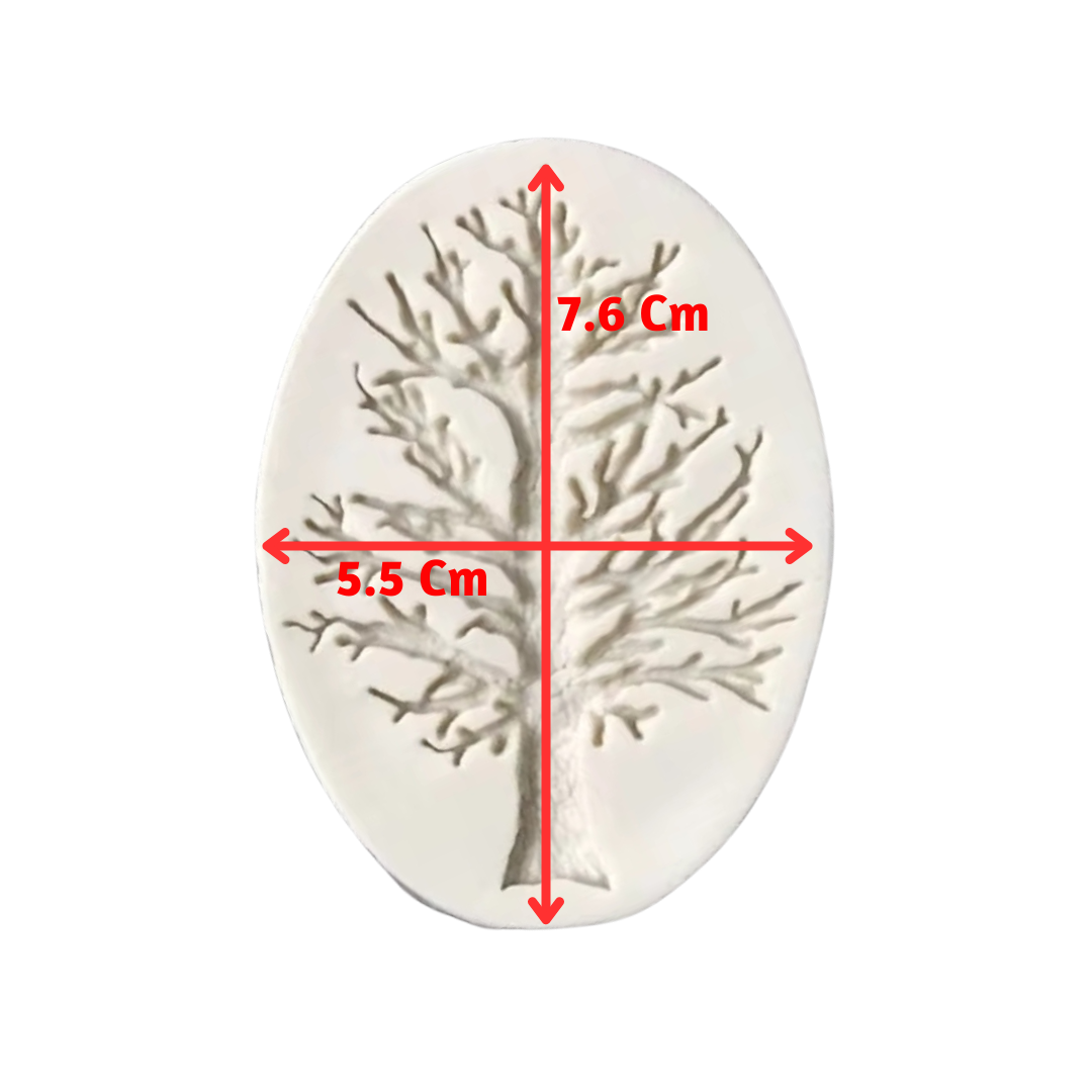 Molde de Silicona Árbol Invernal