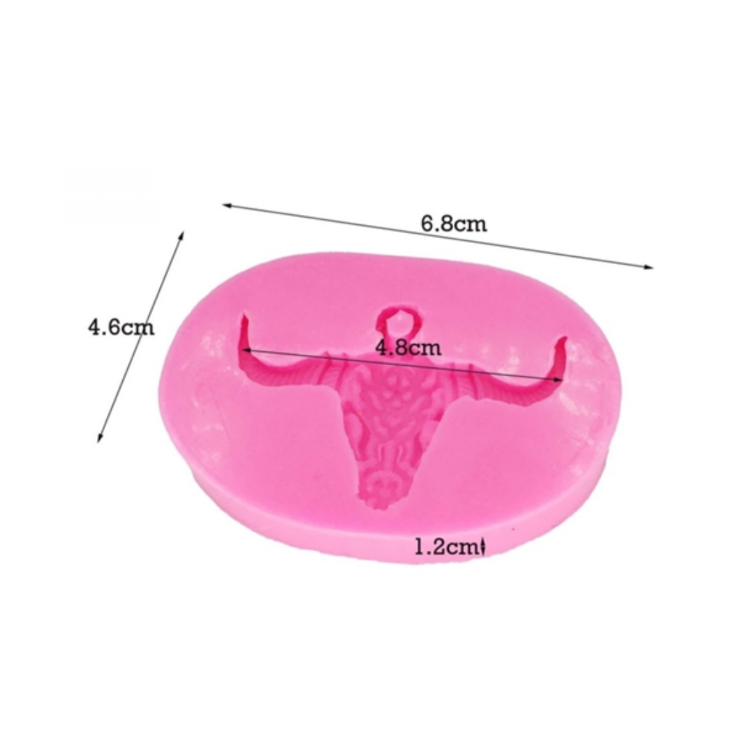 Molde de Silicona Cráneo de Toro Western