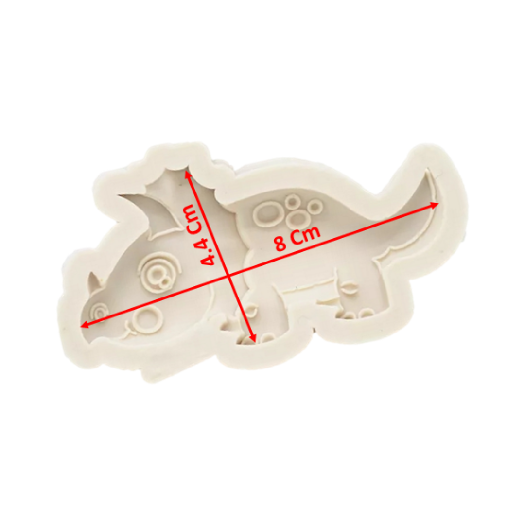 Molde de Silicona Triceratops