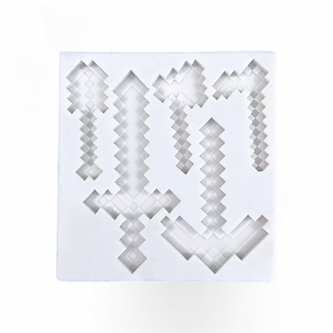 Molde de Silicona Espadas Minecraft