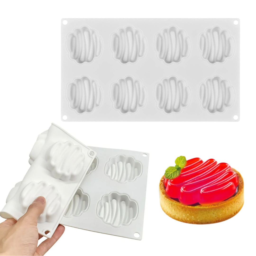 Molde de Silicona para Tartaletas Diseño Ondulado