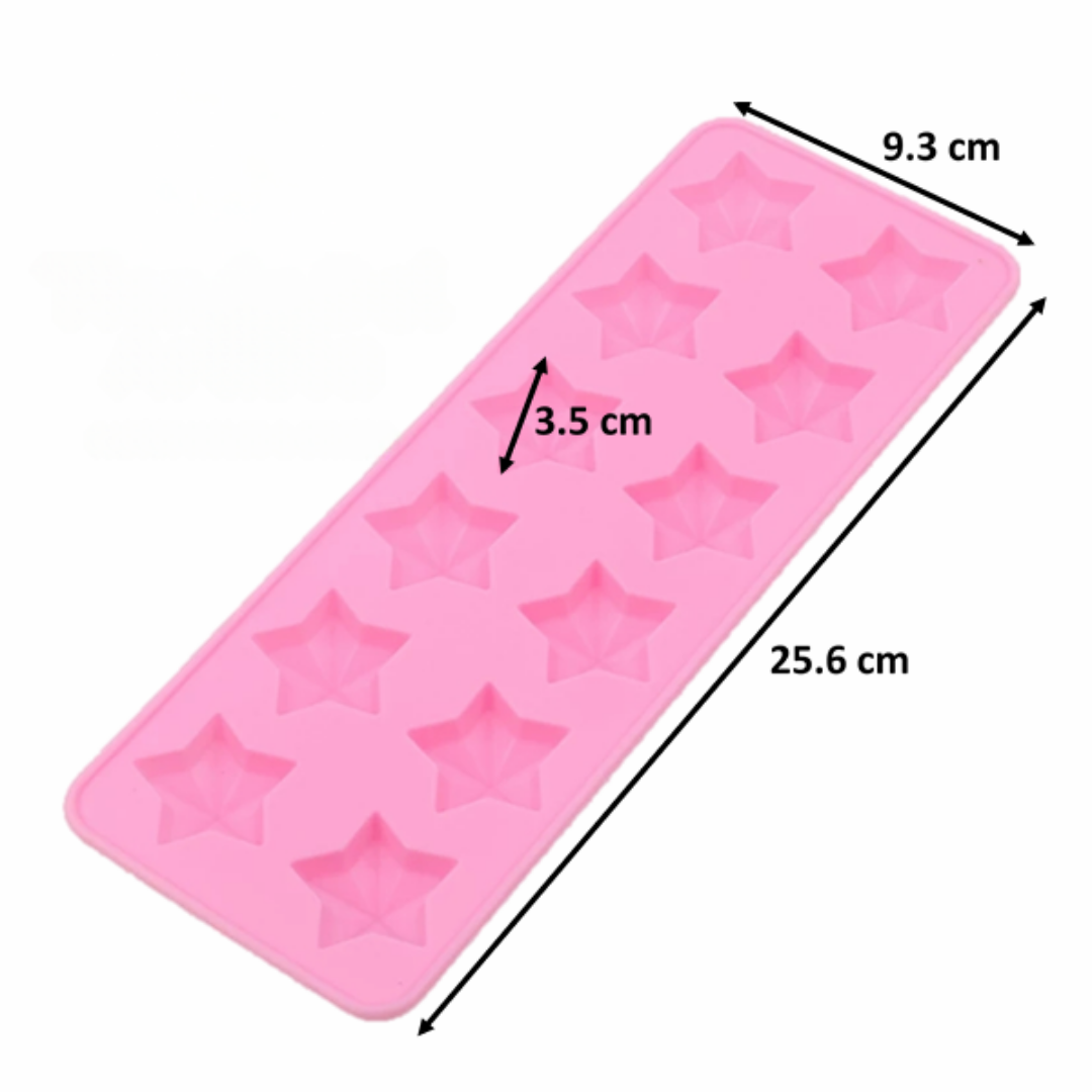 Molde de Silicona en Forma de Estrellas