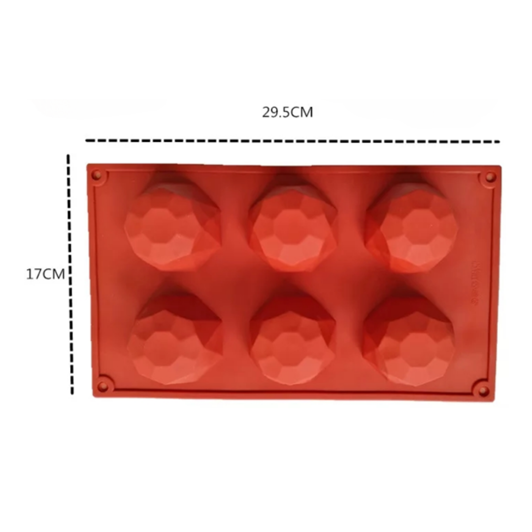 Molde de Silicona Estilo Diamante