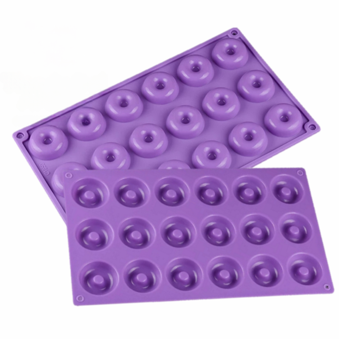 Molde de Silicona para Mini Donas