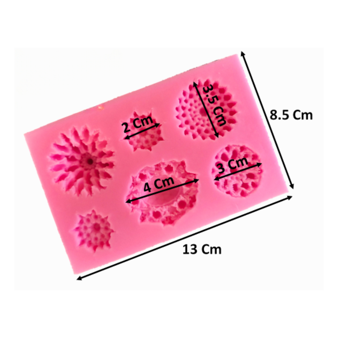 Molde de Silicona Estilo Botones Árabes