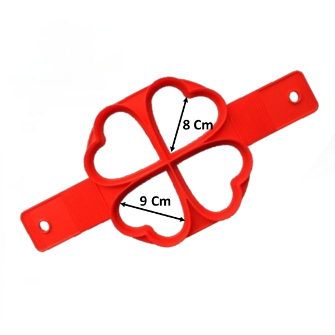 Molde de Silicona para Pancakes en Forma de Corazón