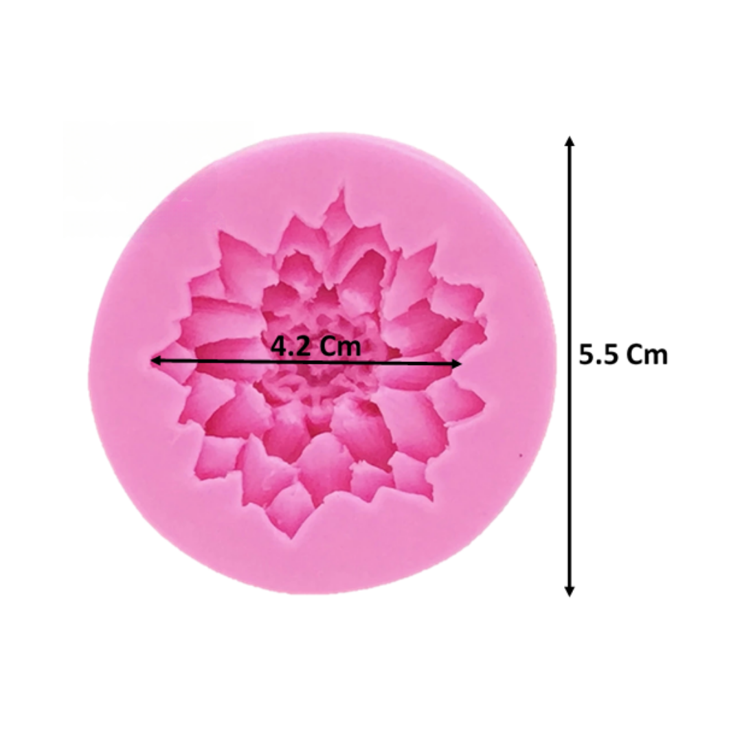Molde de Silicona Flor de Loto Mediana