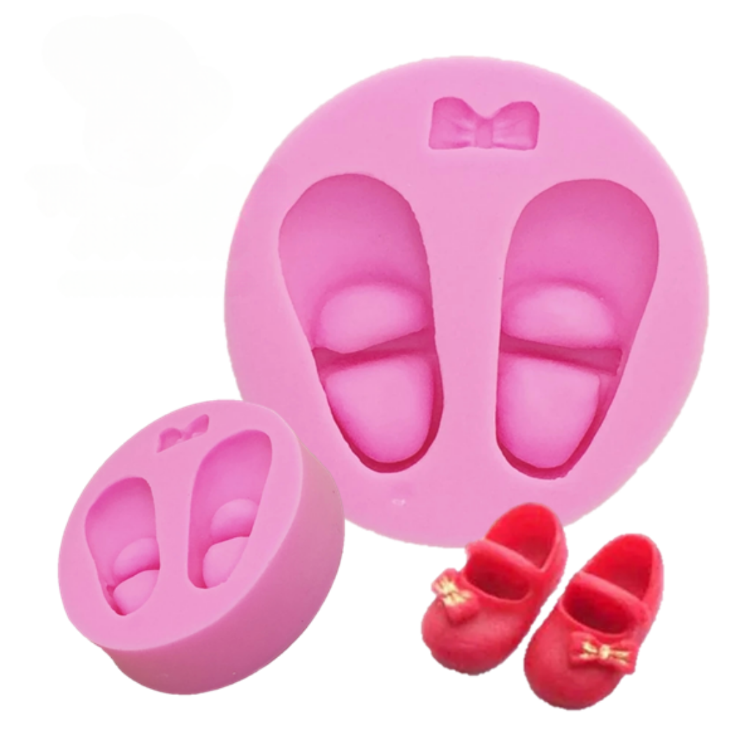 Molde de Silicona Zapatos de Bebé