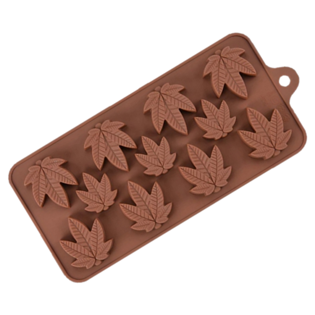 Molde de Silicona con Diseño de Hoja
