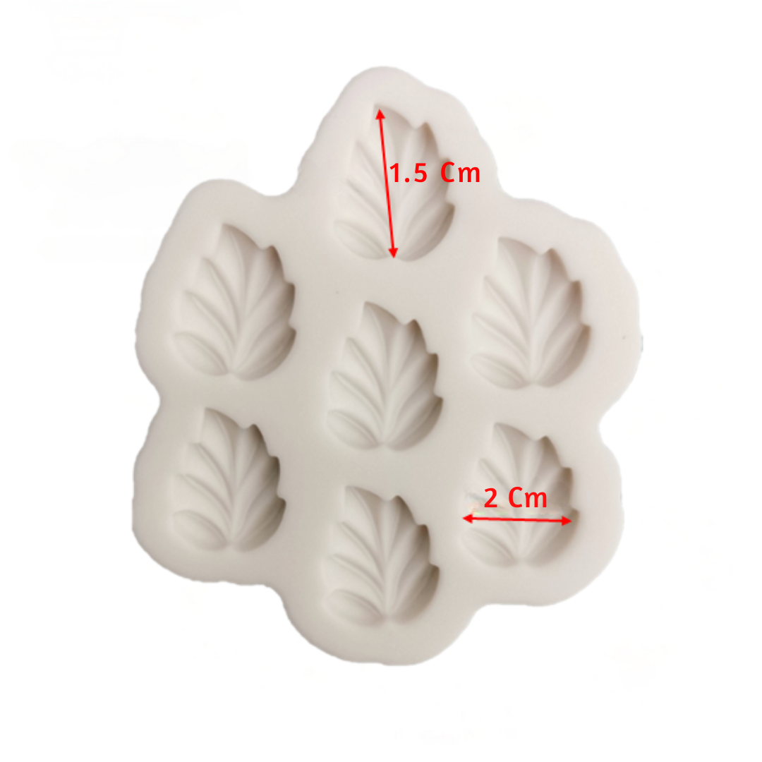 Molde de Silicona Hojas de Arce