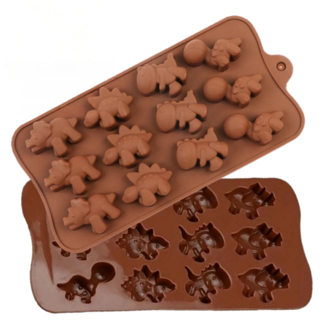 Molde de Silicona Dinosaurios