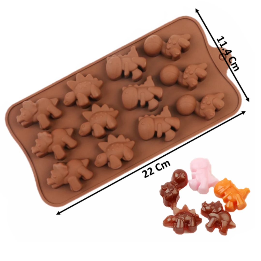 Molde de Silicona Dinosaurios