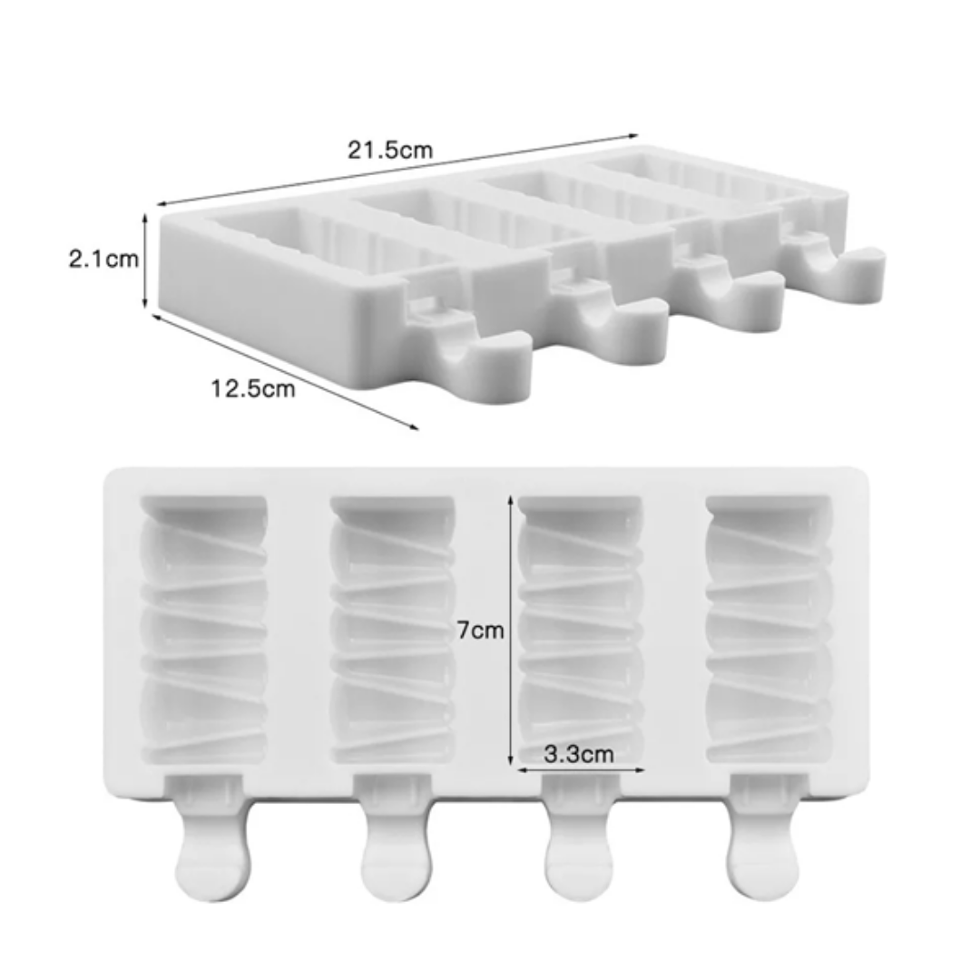Molde de Silicona para Paletas Geométricas