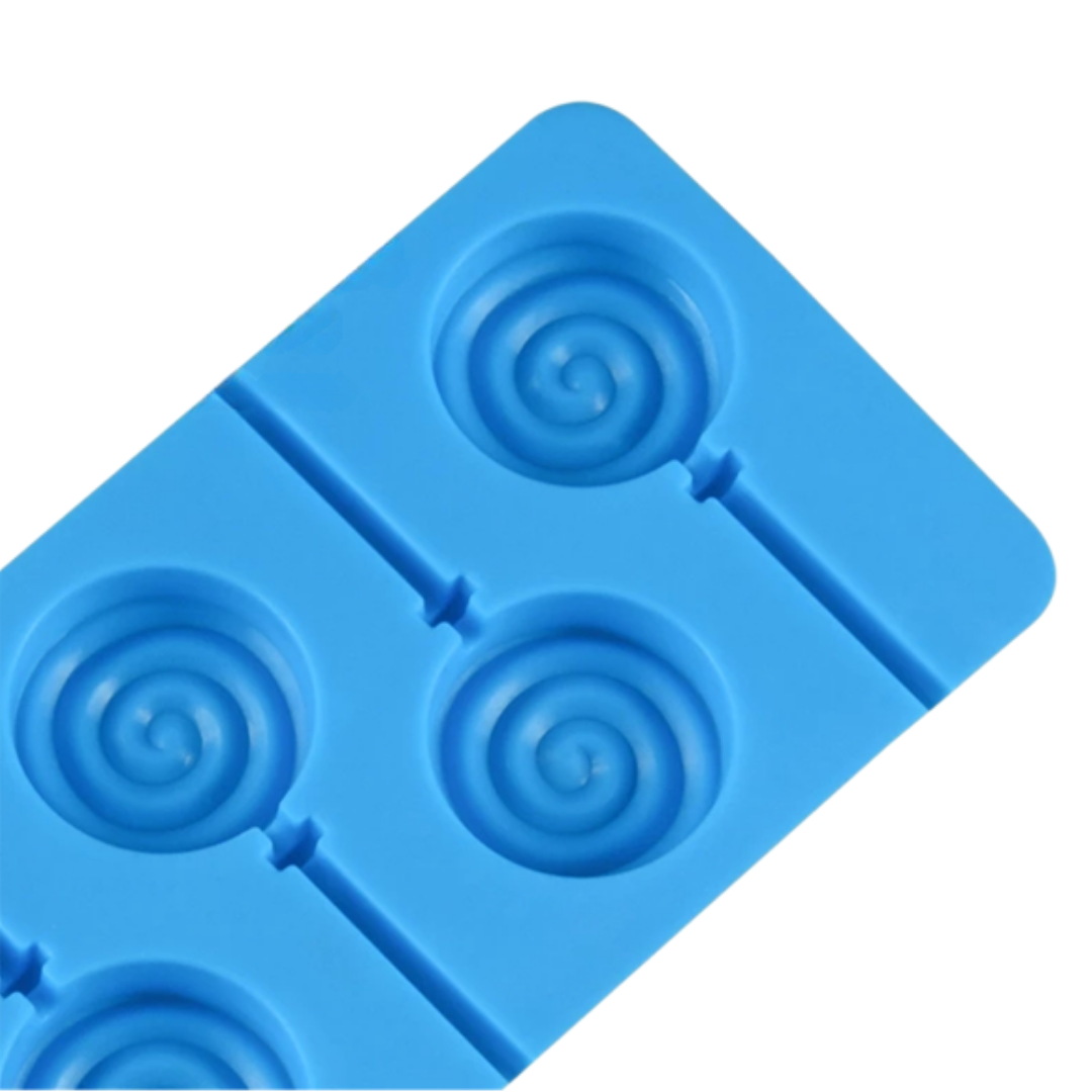 Molde de Silicona en Espiral para Paletas