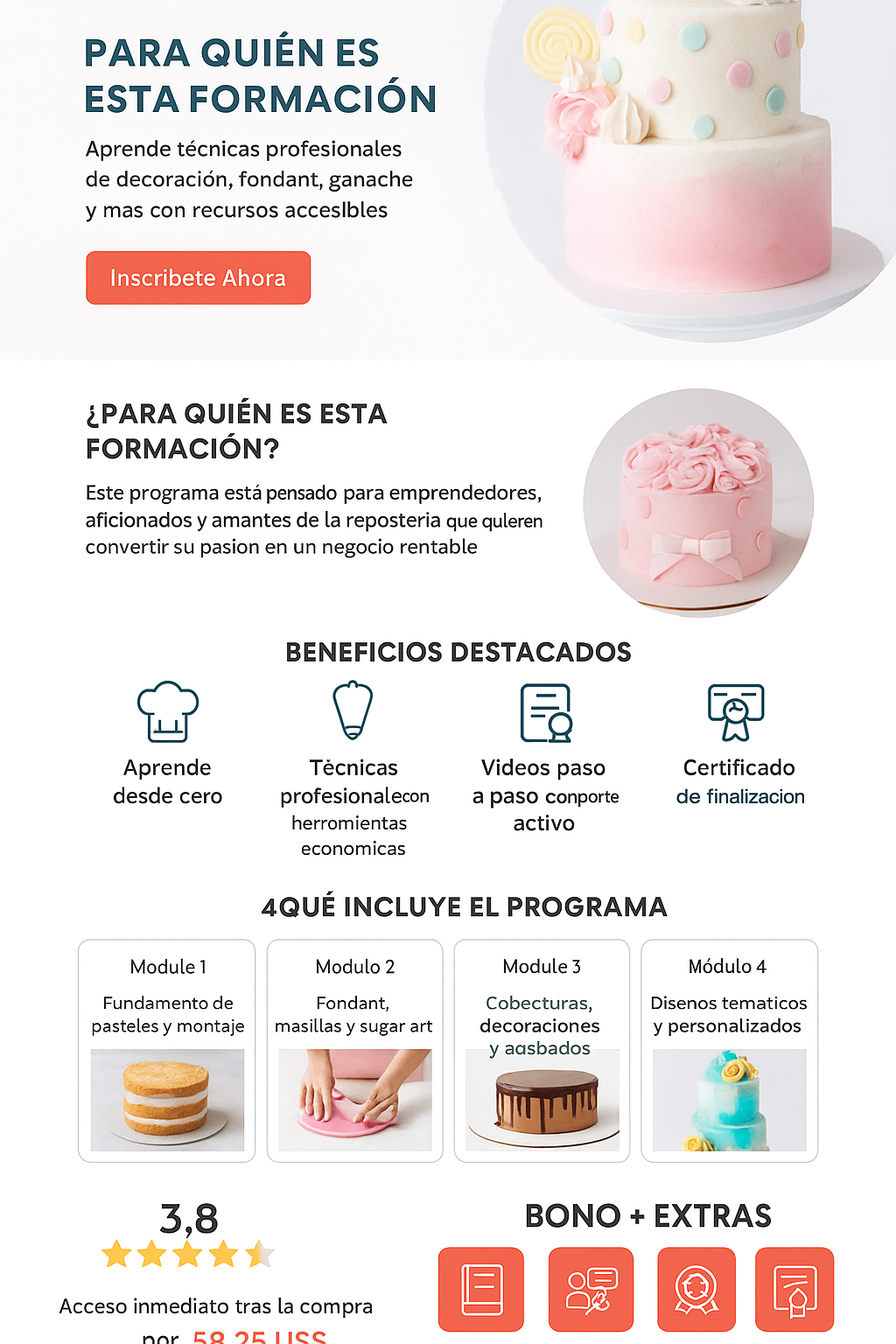 Fondant/Pastillaje: Pastelería Artística