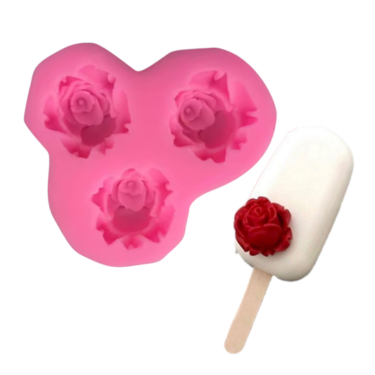 Molde de Silicona Rosas Mini