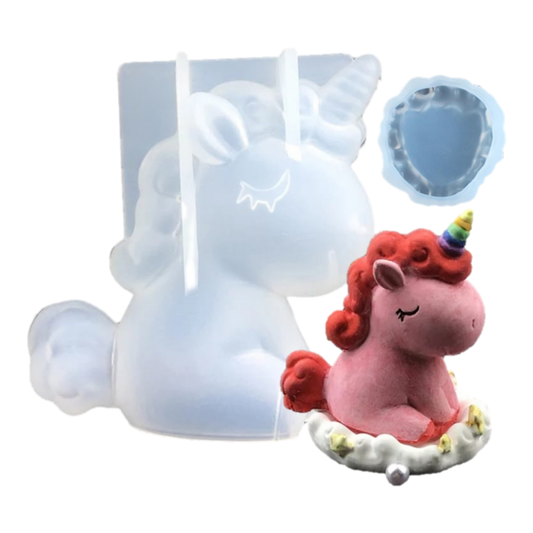 Molde de Silicona 3D Unicornio