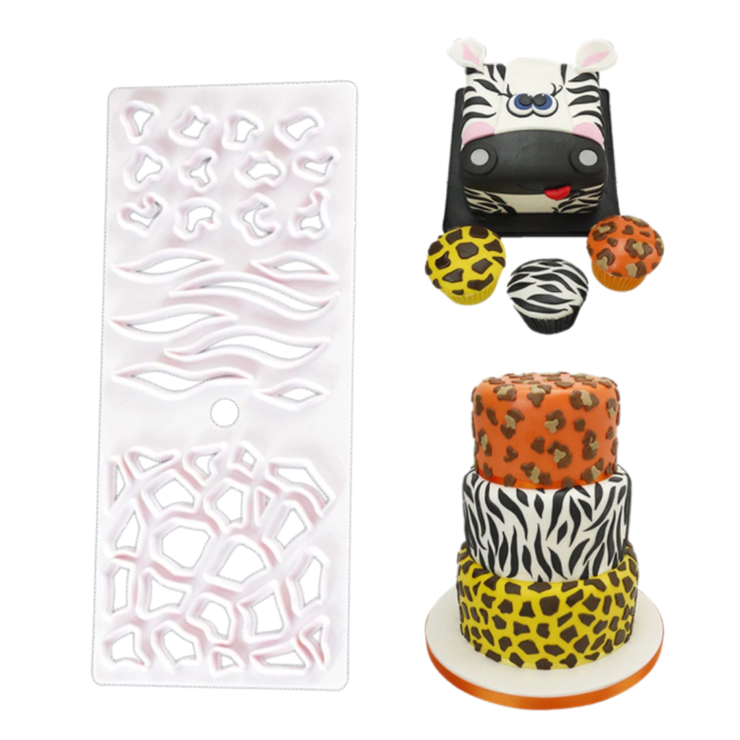 Cortador Plástico de Manchas de Animal Print