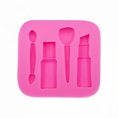 Molde de Silicona Kit de Maquillaje