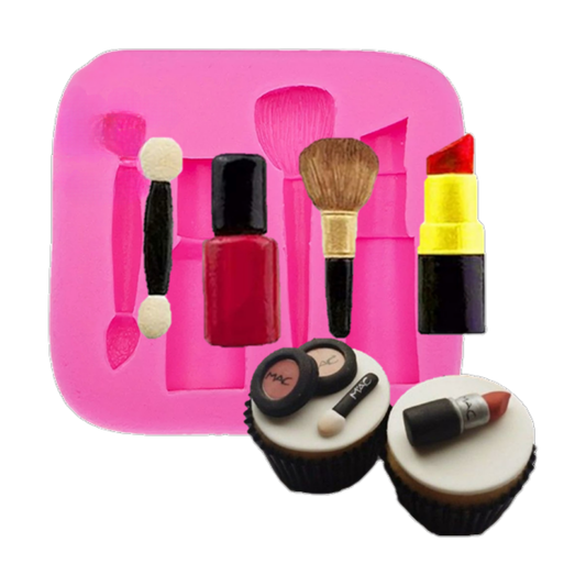 Molde de Silicona Kit de Maquillaje