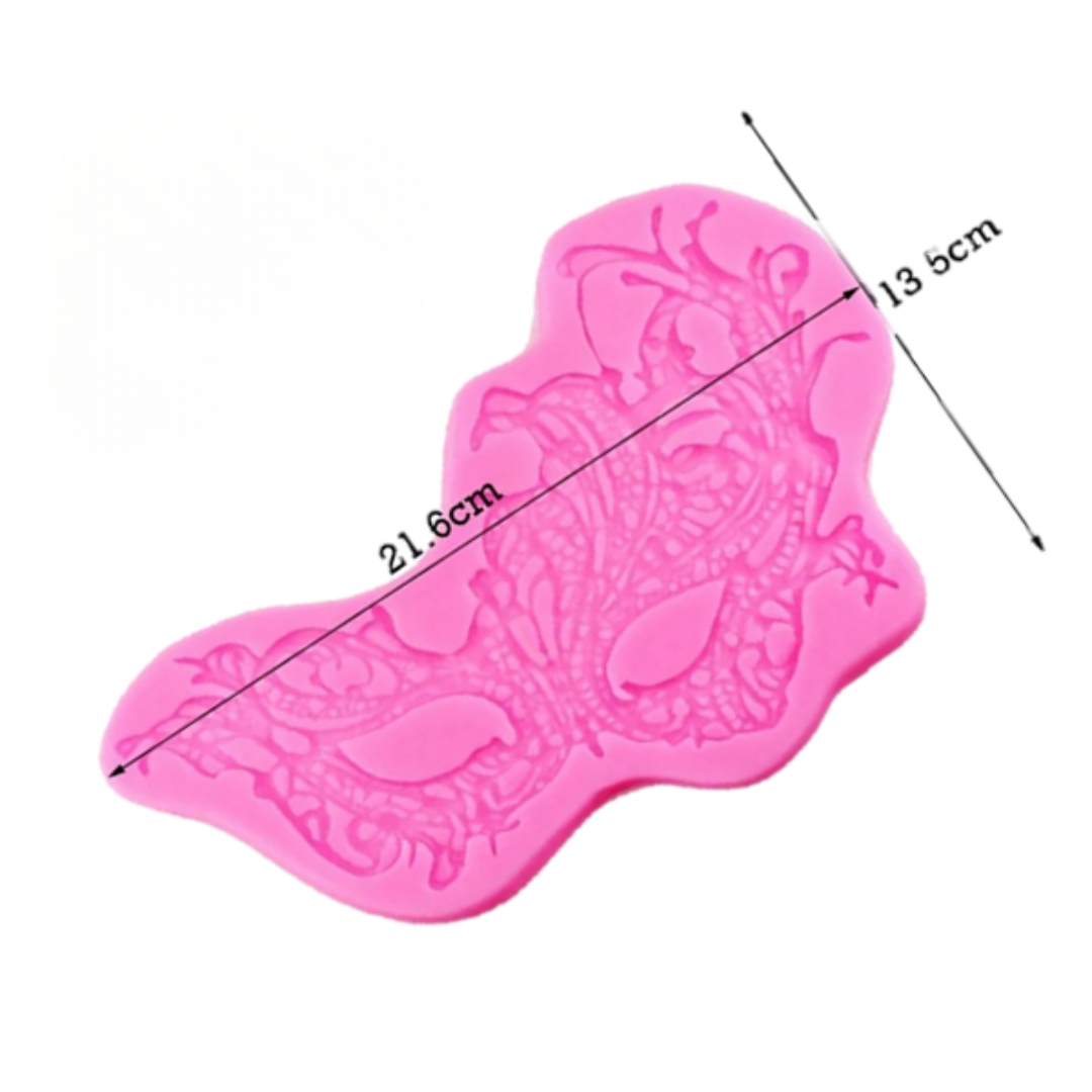 Molde de Silicona Máscara Veneciana