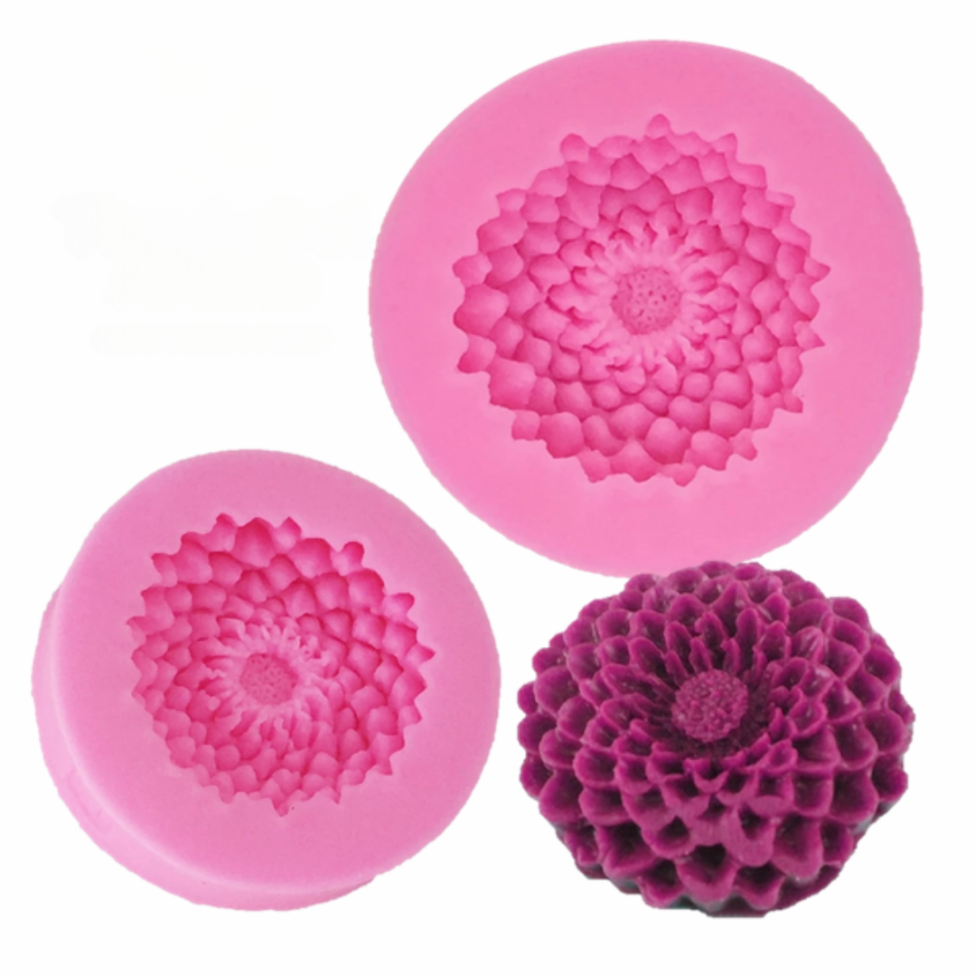 Molde de Silicona Flor Crisantemo Mediana