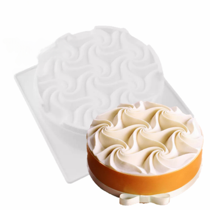 Molde de Silicona Mousse Veteado Grande
