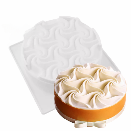 Molde de Silicona Mousse Veteado Grande