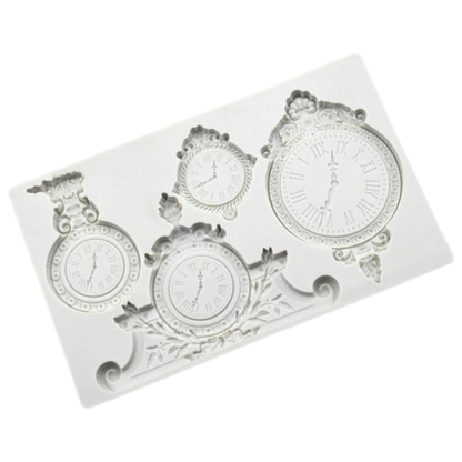 Molde de Silicona Reloj Decorativo Antiguo