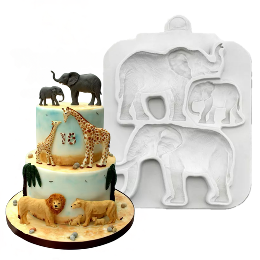 Molde de Silicona Elefante