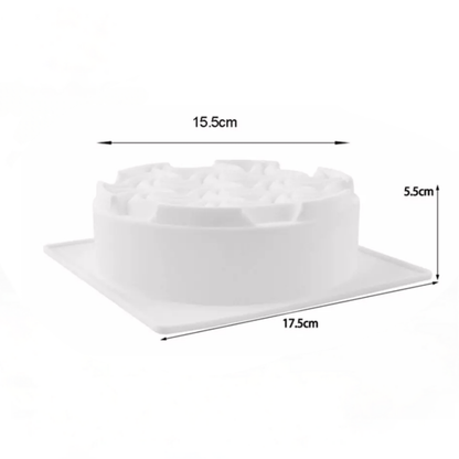 Molde de Silicona Mousse Veteado Grande